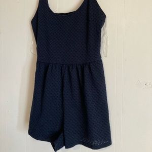 Sleeveless Knit Romper Wild Fable Hematite Black M